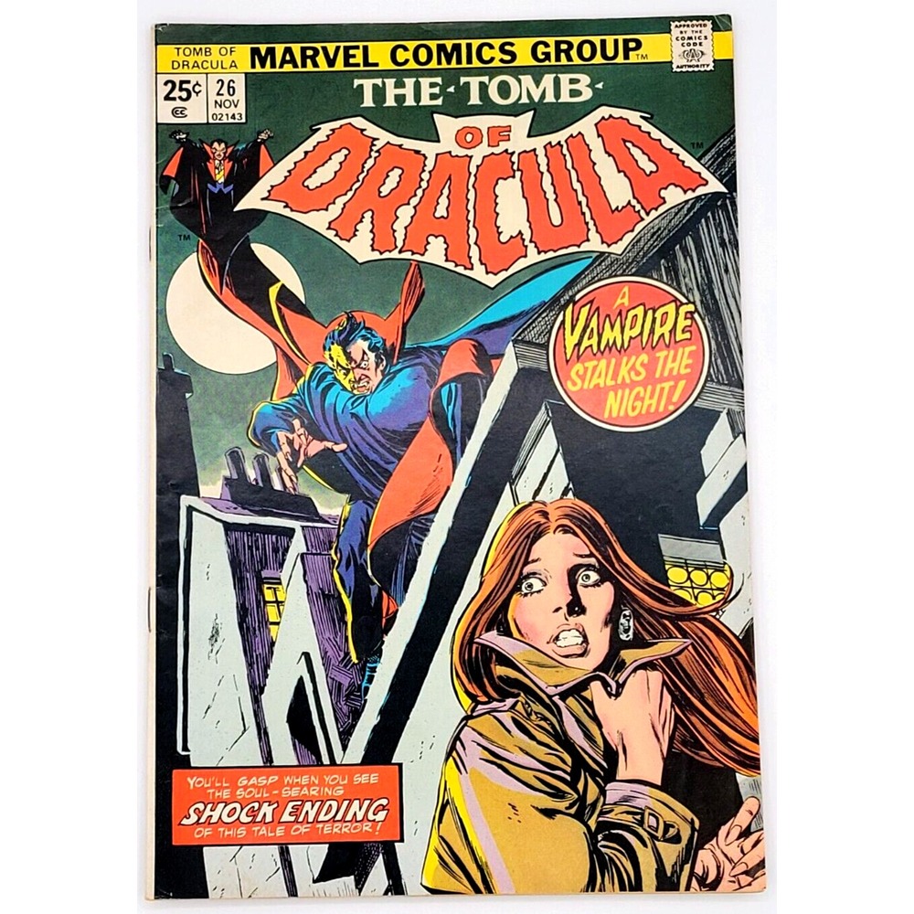 TOMB OF DRACULA #26 (1974) / FN- / DRACULA MARVEL BRONZE AGE‎